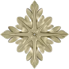 Acanthus Star Rosette - STL 3D model for CNC