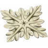 Acanthus Star Rosette - STL 3D model for CNC