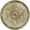 Aurelian Rosette - detailed round rosette STL for CNC