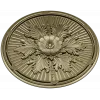 Aurelian Rosette - detailed round rosette STL for CNC