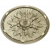 Aurelian Rosette - detailed round rosette STL for CNC