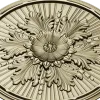 Aurelian Rosette - detailed round rosette STL for CNC