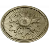 Aurelian Rosette - detailed round rosette STL for CNC