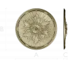 Aurelian Rosette - detailed round rosette STL for CNC
