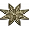 Starleaf Rosette - STL 3D model for CNC routing