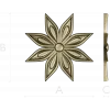 Starleaf Rosette - STL 3D model for CNC routing