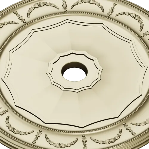 Classic Garland Ceiling Rosette - STL 3D model for CNC