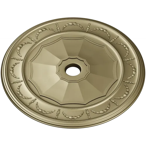 Classic Garland Ceiling Rosette - STL 3D model for CNC