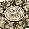 Classic Floral Rosette STL for CNC Carving