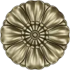 Floral rosette STL for CNC router