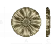 Floral rosette STL for CNC router