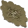 Mascaron Lily Rosette - STL 3D model for CNC milling