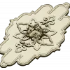Mascaron Lily Rosette - STL 3D model for CNC milling
