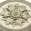 Розетка с цветочным рельефом - stl модель для ЧПУ