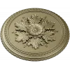 Розетка с цветочным рельефом - stl модель для ЧПУ