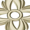 Floral Four-Petal Rosette - STL 3D Model for CNC