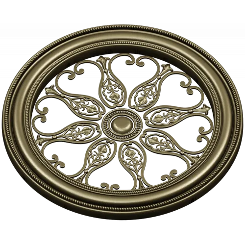 Aurelia Rosette - ornate round STL 3D model for CNC