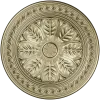 Classical Floral Rosette STL for CNC