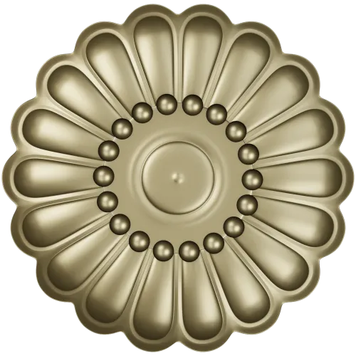 Auric Petal Rosette - STL 3D model for CNC router