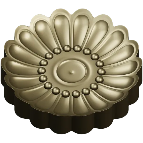 Auric Petal Rosette - STL 3D model for CNC router