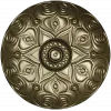 Decorative Acanthus Rosette STL for CNC