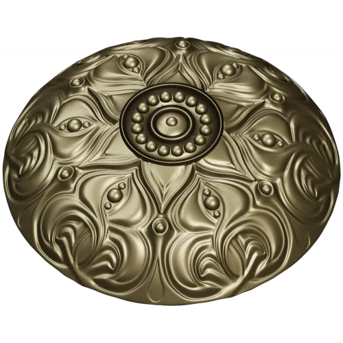 Decorative Acanthus Rosette STL for CNC
