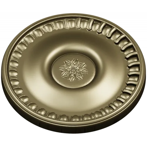 Classic Round Rosette STL for CNC Milling