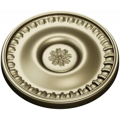 Classic Round Rosette STL for CNC Milling