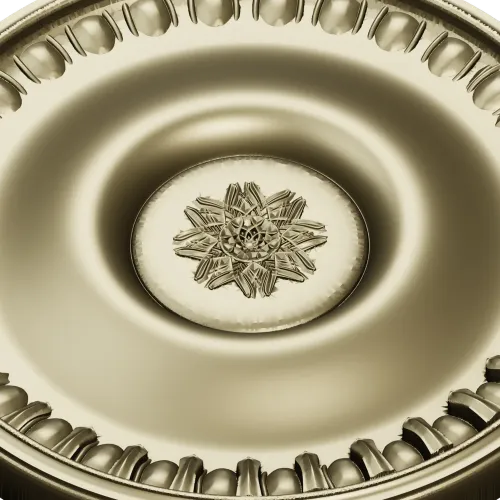 Classic Round Rosette STL for CNC Milling