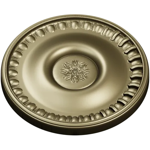 Classic Round Rosette STL for CNC Milling