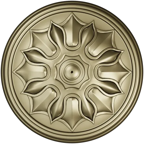 Sun Rosette STL for CNC Carving