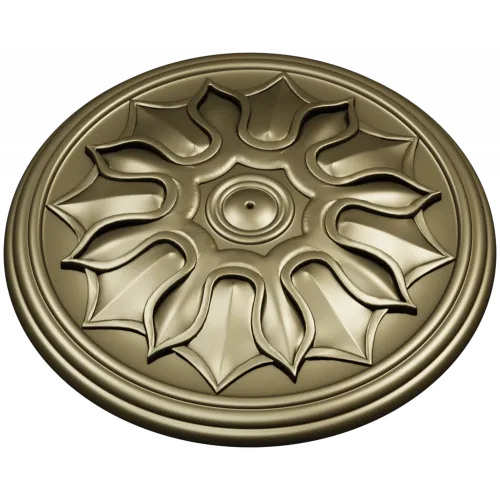 Sun Rosette STL for CNC Carving