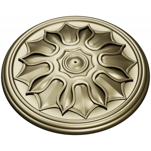 Sun Rosette STL for CNC Carving