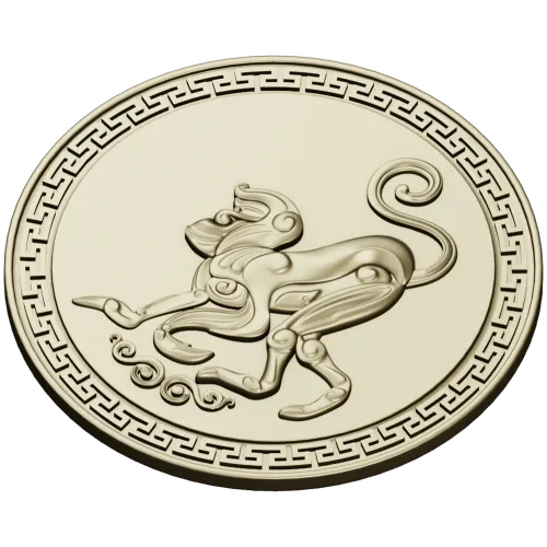 Aureate Monkey Rosette - STL 3D model for CNC milling