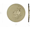 Aureate Monkey Rosette - STL 3D model for CNC milling