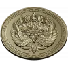 Розетка "Сирин" - круглый рельефный медальон STL для ЧПУ
