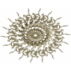 Sunburst Acanthus Rosette STL