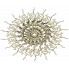 Sunburst Acanthus Rosette STL