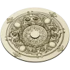 Regal Floral Rosette - ornate STL 3D model for CNC milling