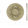 Regal Floral Rosette - ornate STL 3D model for CNC milling