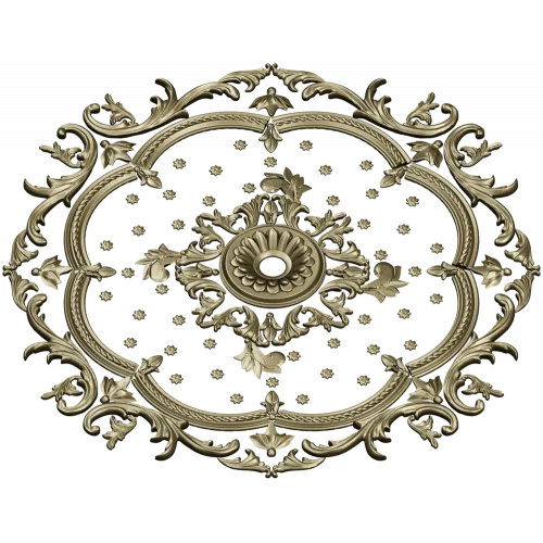 Классический круглый медальон для фрезеровки - stl модель