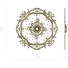 Классический круглый медальон для фрезеровки - stl модель