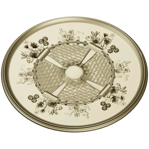 Decorative Round Rosette STL for CNC Milling
