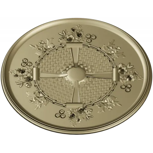 Decorative Round Rosette STL for CNC Milling