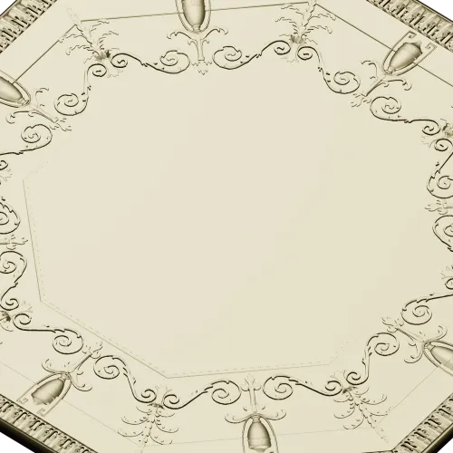 Octagonal Decorative Rosette - STL 3D Model for CNC