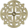 Gothic Fleur Rosette - STL 3D model for CNC carving