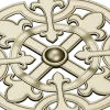 Gothic Fleur Rosette - STL 3D model for CNC carving