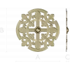 Gothic Fleur Rosette - STL 3D model for CNC carving