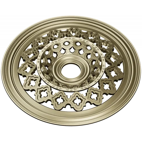 Винтажная круглая розетка - 3D модель STL для ЧПУ