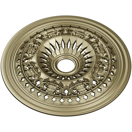 Классическая потолочная розетка - 3D STL для ЧПУ